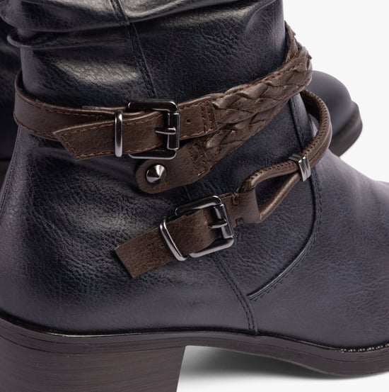 Marco Tozzi 25316-41-890 Womens Boots Navy Comb - Image 3
