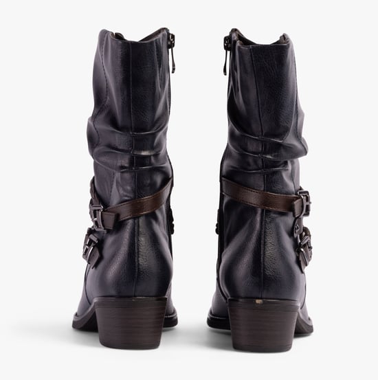 Marco Tozzi 25316-41-890 Womens Boots Navy Comb - Image 4