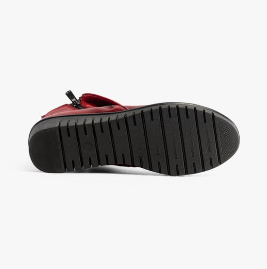 Lotus CORDELIA Womens Boots Red - Image 4