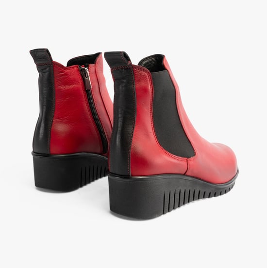 Lotus DRESDEN Womens Boots Red - Image 4