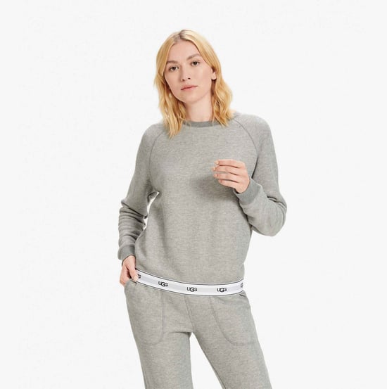 UGG NENA Womens Sweater Grey Heather - Image 2