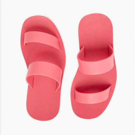 ARA Ladies Recycled Rubber Mule Sandals Pink - Image 2