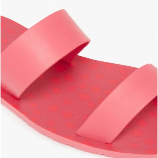 ARA Ladies Recycled Rubber Mule Sandals Pink - Image 3