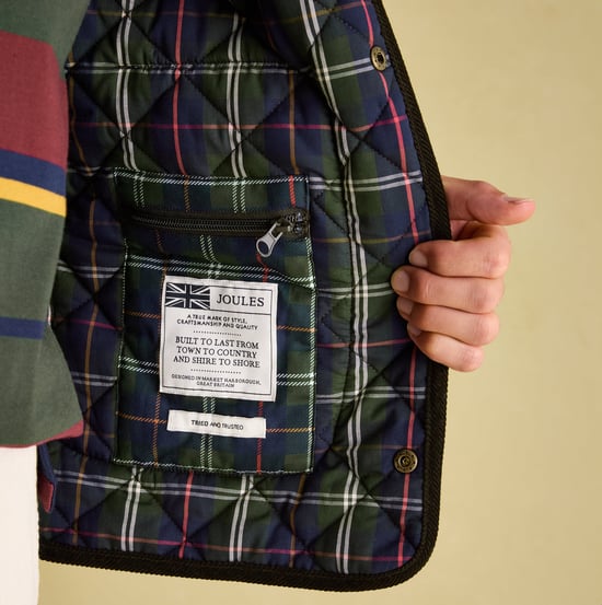Joules GIBSON Mens Gilet Green - Image 5