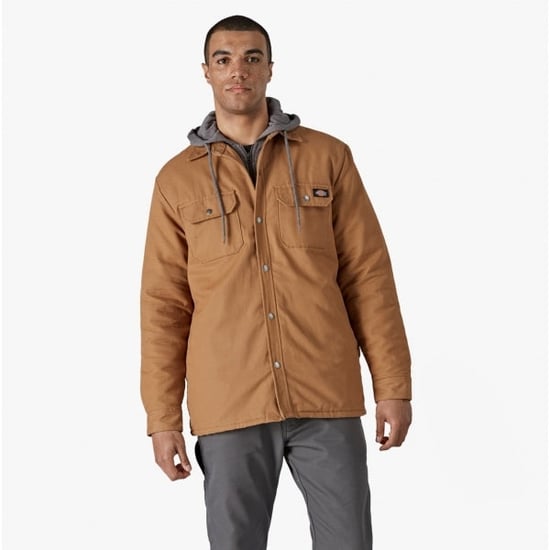 Dickies DUCK Mens Hooded Jacket Brown - Image 1