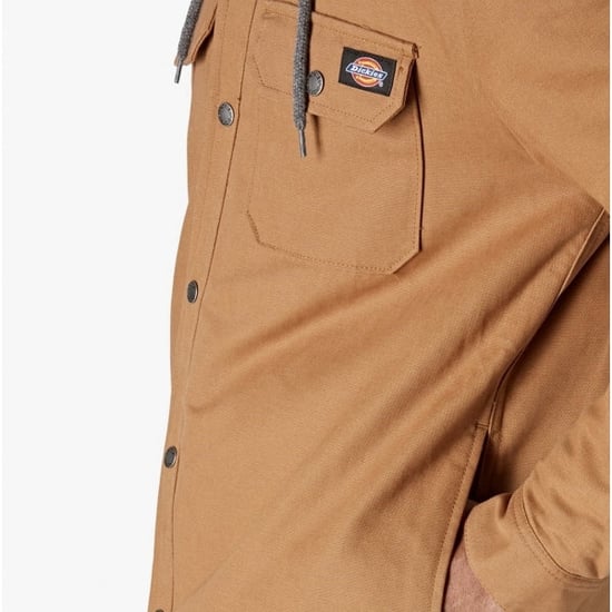 Dickies DUCK Heren Hoodie Jas Bruin - Image 3