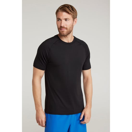 Mountain Warehouse Heren Sneldrogend T-shirt (Zwart) - Image 1