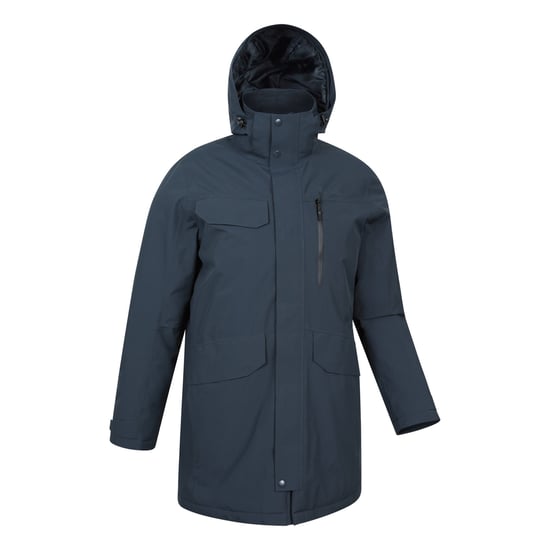 Mountain Warehouse Mens Reid Waterproof Padded Jacket (Navy) - Image 3