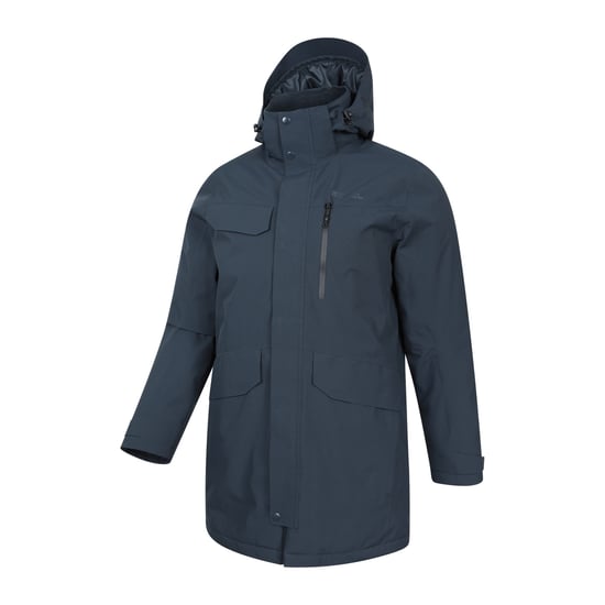 Mountain Warehouse Mens Reid Waterproof Padded Jacket (Navy) - Image 4