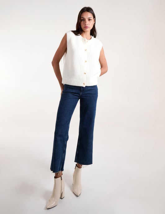 Ribbed Knit Vest - Image 2