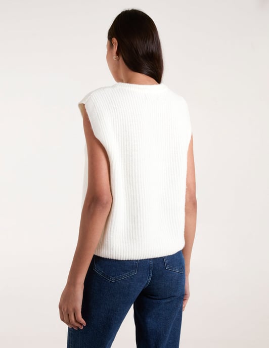 Ribbed Knit Vest - Image 4