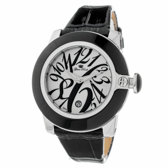 Glam Rock Dameshorloge Kwarts Zwart & Zilver - Image 1