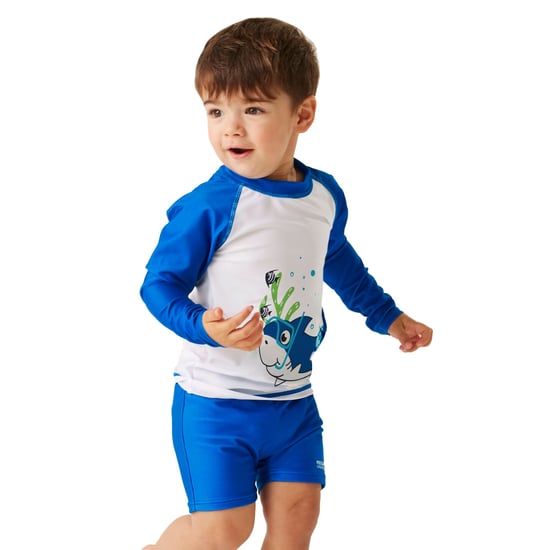 Regatta Kinder/Kinder Bubbels De Haai Rash Suit (Hawaiiaans Blauw) - Image 1