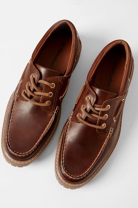 Brown Chunky Boat Shoes - Image 2
