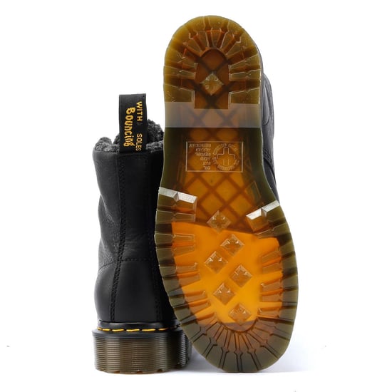 Dr. Martens 1460 WL Grizzly Leather Black Boots - Image 4