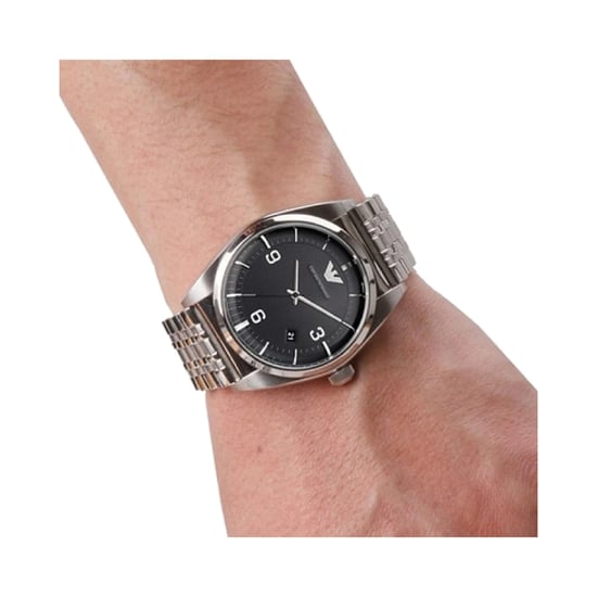Emporio Armani Mens Watch  Quartz  silver - Image 4