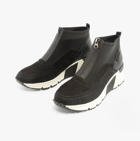 Rieker N6352-00 Womens Boots Black - Image 2