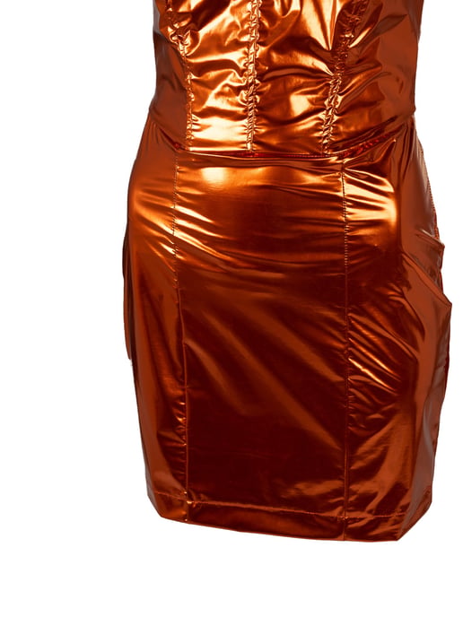 Patrizia Pepe Dress Woman's Orange - Image 4