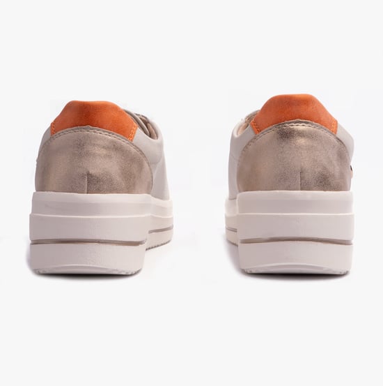 JULIKA Womens Trainers Cream - Image 2