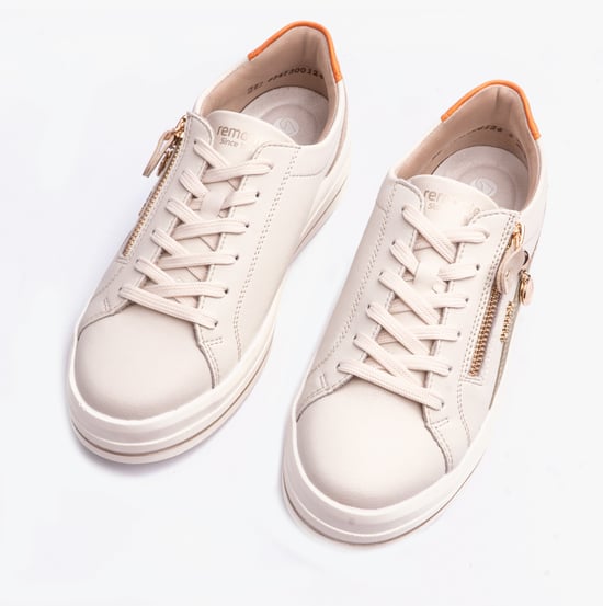 JULIKA Womens Trainers Cream - Image 4