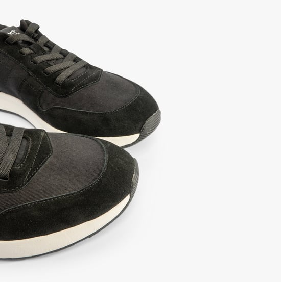 TRVL LITE RETRO Mens Trainers Black - Image 3