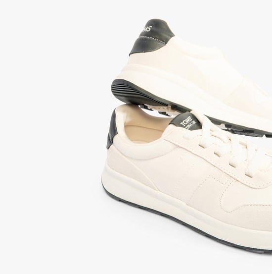 TRVL LITE RETRO Mens Trainers White - Image 3