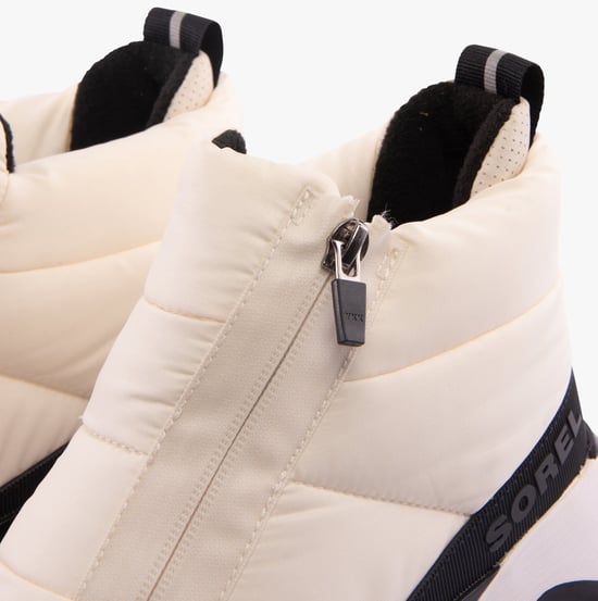 Sorel KINETIC IMPACT PUFFY ZIP Womens Winter Boots White - Image 3