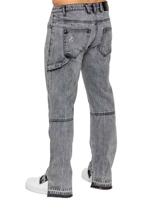 Enzo Milano | Mens Split Hem Jeans - Image 3