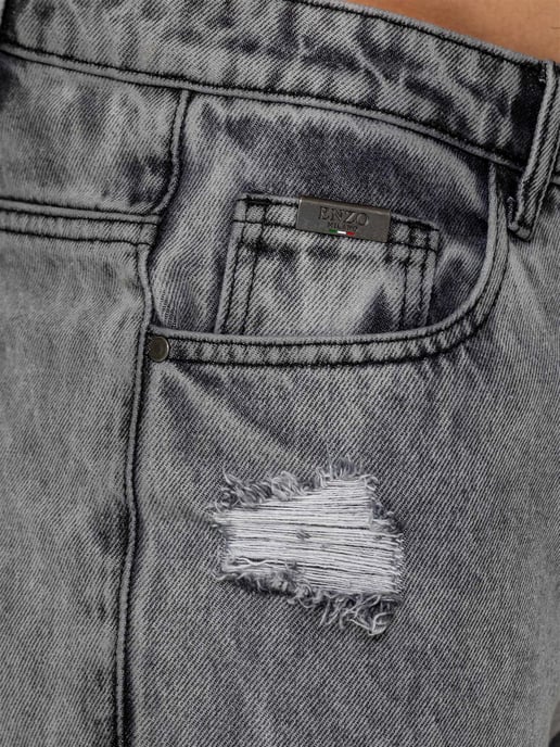 Enzo Milano | Mens Split Hem Jeans - Image 4