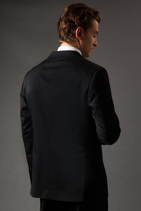 Black Regular Fit Suit Jacket - Image 3
