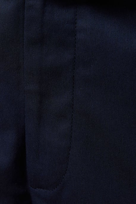 Navy Regular Fit Suit Trousers - Image 5