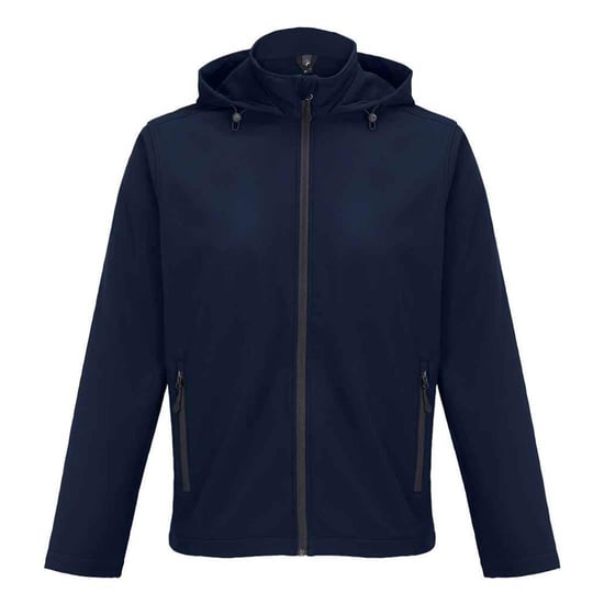 SOLS Heren Race Hooded Soft Shell Jacket (Frans Marineblauw) - Image 1