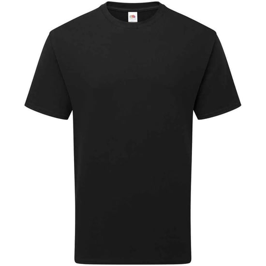 Fruit of the Loom Katoenen uniseks T-shirt voor volwassenen (Zwart) - Image 1