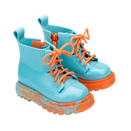 Coturno Orange/Blue Boot - Image 4