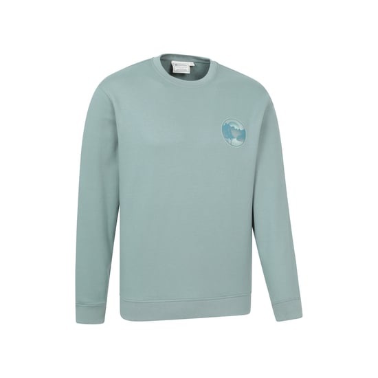 Mountain Warehouse Mens Tree Ring Sweatshirt (Light Khaki) - Image 3