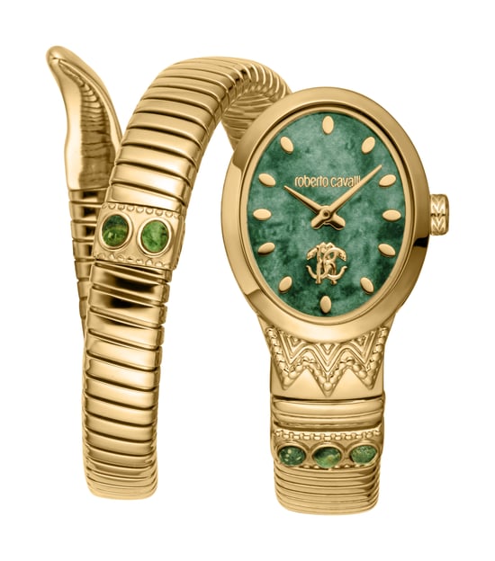 Roberto Cavalli Snake Women Stainless Steel Gold watch - Image 1