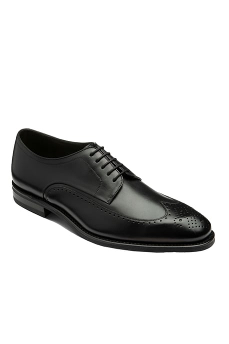 Loake Bale Derby Punched Brogue Black - Image 2