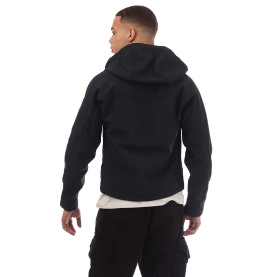 Men's C.P. Company Shell-R Lens Hooded Jacket in Navy - Image 2