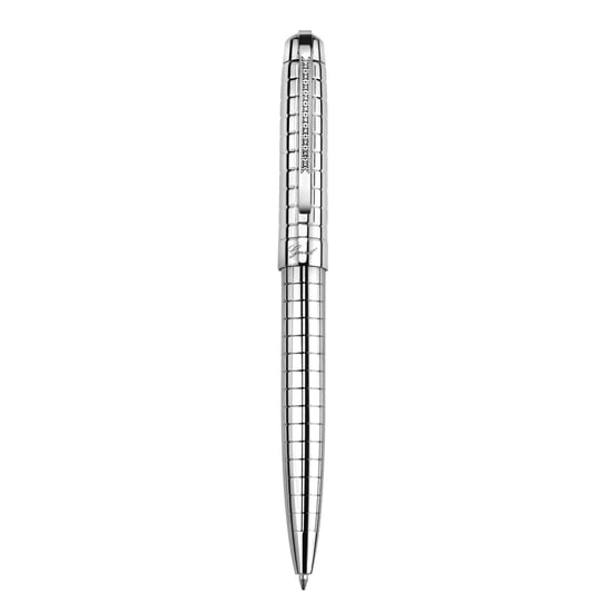 Gevril Ave of Amertica Sterling Silver Ballpoint Pen with diamonds on clip - Image 1