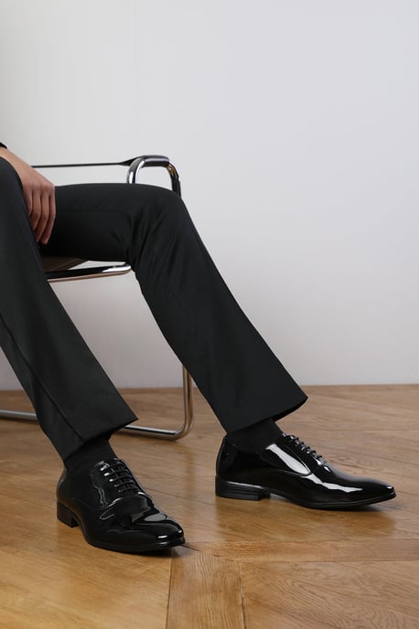 Wheres That From Mens 'Michael' Oxford Lace Up Work Dress Shoes - Image 4
