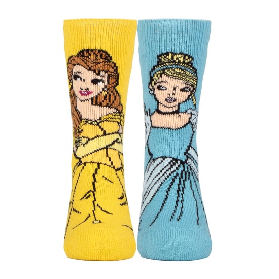 3 par multipack Disney-strumpor för flickor - Värmehållare - Värmehållare för barn - Lite Princess-strumpor - Disney Princess - Image 3