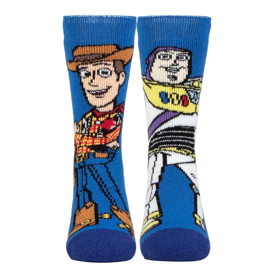2 Pair Multipack Kids Toy Story Socks | Heat Holders | Novelty Thermal Warm Funny Woody Disney Socks for Boys - Toy Story - Image 3