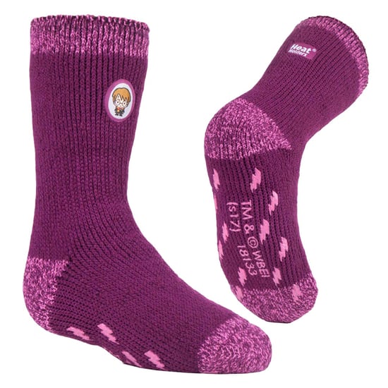 Värmehållare - Barnkaraktär halkfria 2.3 TOG vintervarma termiska toffelsockor med grepp - Harry Potter flickor - Image 3