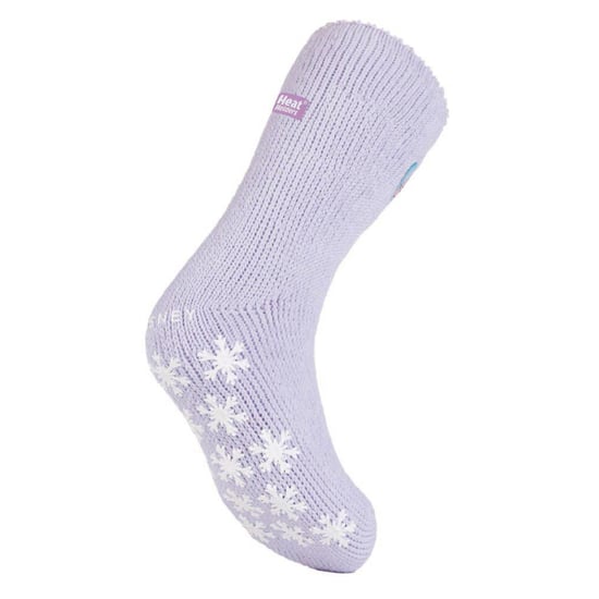 Heat Holders - Childrens Character Non Slip 2.3 TOG Winter Warm Thermal Slipper Socks with Grippers - Frozen Princess - Image 3
