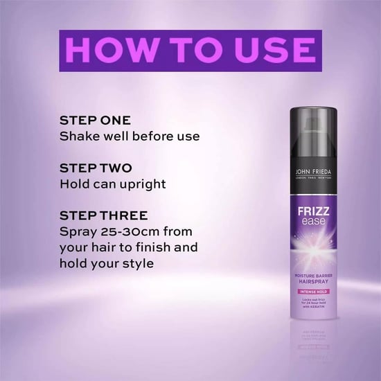 John Frieda Frizz Ease Moisutre Barrier Hairspray 250ml, 2 Pack - Image 2