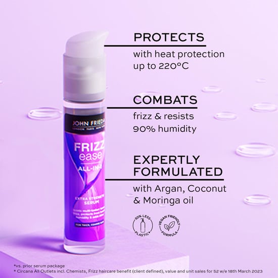 John Frieda Frizz Extra Strenght Serum 50ml, 2 Pack - Image 2