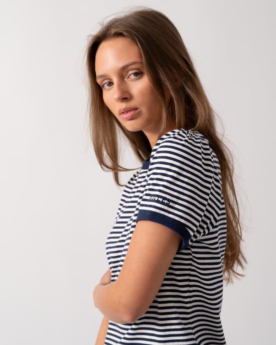 Joules Erin Womens Short Sleeve Striped Top - Image 2