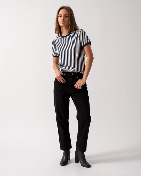 Joules Erin Womens Short Sleeve Striped Top - Image 3
