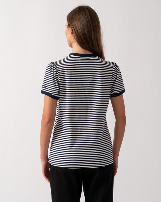 Joules Erin Womens Short Sleeve Striped Top - Image 4