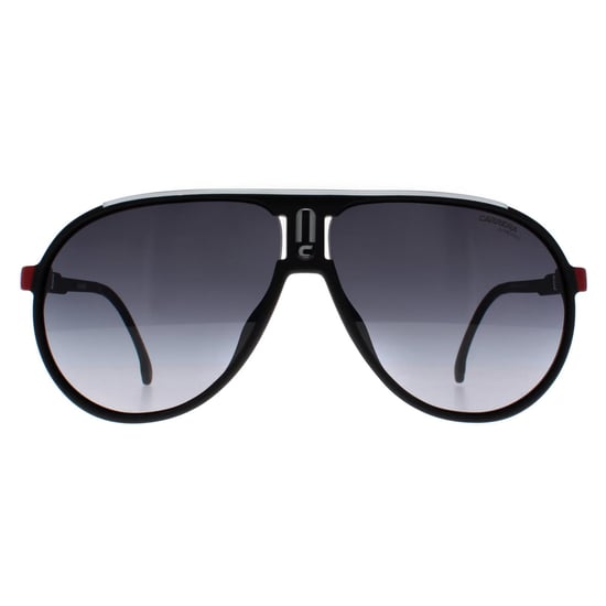 Carrera Aviator Mens Black Red Dark Grey Gradient Champion - Image 1